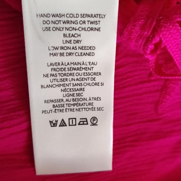 Free People Marissa Pink Mini Dress Women's Size L - Picture 6 of 14